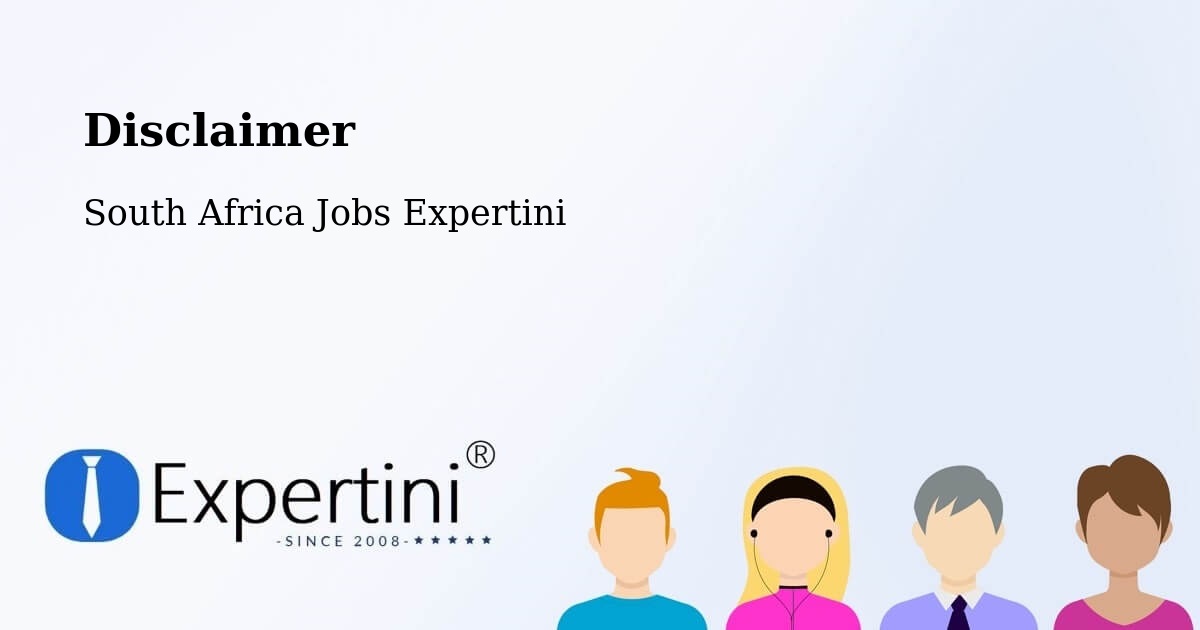 Disclaimer – Ballito - South Africa Jobs Expertini